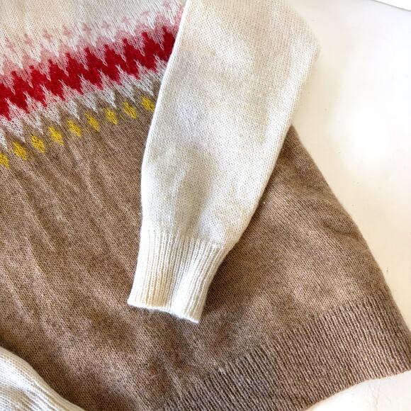 DEMYLEE X J.CREW Fair Isle Wool Mohair Blend Sweater in Multi Size M - Picture 9 of 12